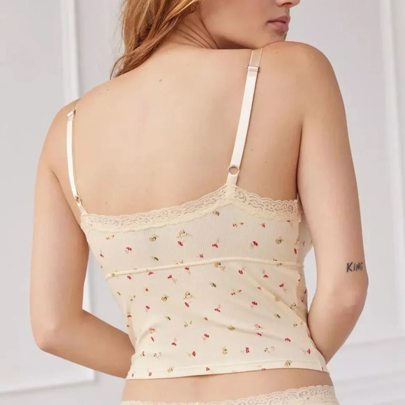 UO Out From Under Into The Woods Cotton Top, Color: Neutral, Size: M, NWT - Picture 2 of 8